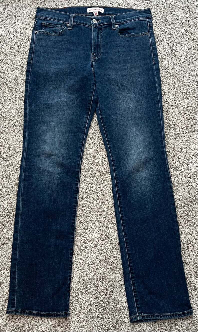 Lucky Brand Sweet Mid Rise Straight Leg Jeans Women's 10/30R
